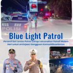 Patroli Blue Light : Langkah Strategis Polres Sidrap Di Malam Hari
