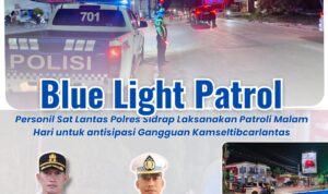 Patroli Blue Light : Langkah Strategis Polres Sidrap Di Malam Hari