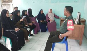 Komsos Babinsa: Prioritaskan Kesehatan Ibu Hamil Di Sidrap