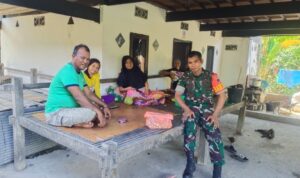 Babinsa Serda Pirdaus, Wujud Kemanunggalan TNI-Rakyat Di Desa Passeno
