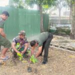 Hijaukan Asrama: Kodim 1420/Sidrap Tanam 200 Pohon