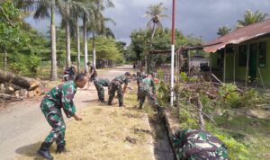 Gotong Royong Bersih: Membangun Lingkungan Sehat Bersama Kodim 1420/Sidrap