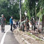Langkah Proaktif Koramil 1420-06 Dan Masyarakat Bersihkan Lingkungan Di Kel. Rappang