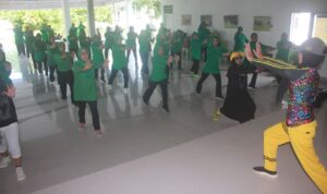 Energi Dan Kehangatan Di Balik Senam Bersama Persit KCK Kodim 1420/Sidrap