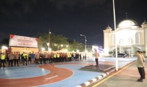Takbir Keliling Aman: Polres Sidrap Siaga