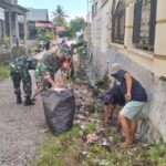 Gotong Royong Bersihkan Masjid Nurul Huda