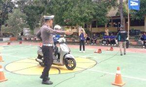 Gelar Safety Riding Di SMKN 1 Sidrap: Melindungi Generasi, Meminimalisir Resiko