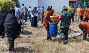 Aksi Kolaboratif Koramil 1420-07/Baranti Bersama SMAN 10 Sidrap