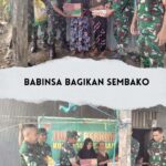 TNI Peduli: Babinsa Bagikan Sembako Di Jumat Berkah