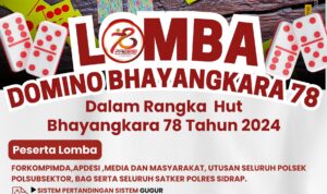 HUT Bhayangkara Ke-78: Polres Sidrap Gelar Lomba Domino Dan Ragam Acara Menarik