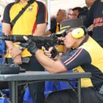 Aksi Tembak HUT Bhayangkara Ke-78