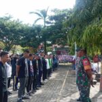 Babinsa Latih PBB Dan Kedisiplinan Peserta Didik Baru