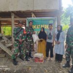 Koramil 1420-01/Panca Lautang Bantu Warga Tak Mampu