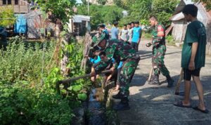 Kebersamaan TNI Dan Santri Di As-Salman