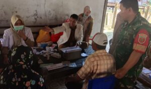 Pemantauan Dan Pendampingan Babinsa Di Posyandu Salamae