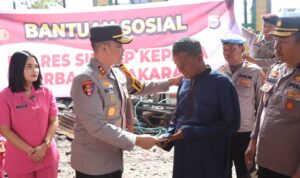 Duka Kapolres Sidrap Untuk Korban Kebakaran
