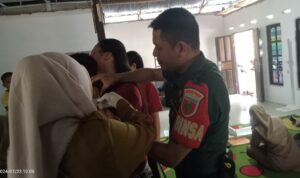 Babinsa Peduli: Pendampingan Aktif Di Posyandu Desa Damai
