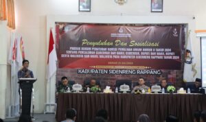Sosialisasi PKPU 2024: Kapolres Sidrap ‘All Out’