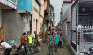 Bersih-Bersih Bersama Koramil: Lalebata Siap Bebas DBD