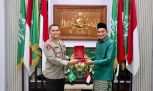 Kapolres Sidrap Sambangi Ketua NU, Ada Apa Ya?