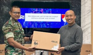 BRI Serahkan Senjata Digital Ke Kodim 1420/Sidrap