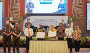 Penandatanganan MoU Antara BPJS Kesehatan Dan Kejati Sulsel Di Makassar