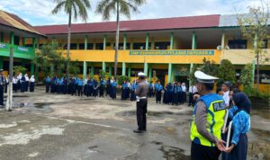 Edukasi Lalu Lintas Di SMPN 3 Sidrap