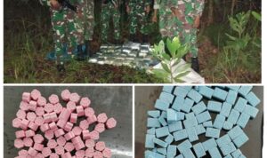 Satgas Pamtas Gagalkan Penyelundupan Sabu Dan Ekstasi Di Perbatasan