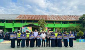 Edukasi Lalu Lintas di SMPN 1: Sat Lantas Sidrap