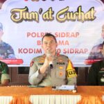 Kapolres Sidrap Sampaikan Pesan Penting di Jumat Curhat