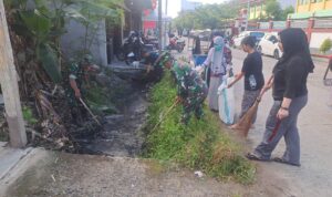Batuud Ramil 03/Maritengngae Pimpin Karya Bakti Cegah Banjir