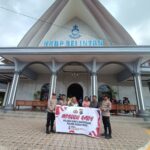 Dalam Program Minggu Kasih, Personil Polsek Kuntodarussalam Berdiskusi Dengan Jema’at Tentang Situasi Kamtibmas