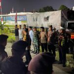 Kapolsek Rengasdengklok, Pimpin Apel Gabungan Pengamanan Haul Akbar Syech Abdul Qodir Jaelani Di Ponpes Al-Bhagdadi
