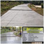 Pemdes Tegalombo, Tuntaskan Pembangunan Jalan Beton Poros Desa