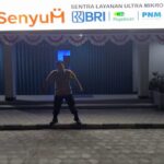 Anggota Polsek Batujaya Kontrol Keamanan Bank BRI Unit Batujaya pada malam hari