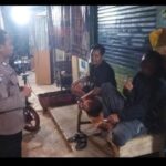 Bhabinkamtibmas Desa Linggamukti memberikan himbauan kamtibmas