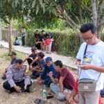Bhabinkamtibas Desa Kembangkuning Sambang Himbau Pemuda