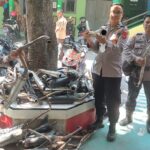 Polsek Gempol Tertibkan Knalpot yang tidak sesuai Spesifikasi Teknis