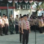 “Camat Cihampelas Pimpin Upacara Hari Pramuka Yang Ke-63 Tahun”