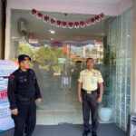 CEK KONDUSIFITAS, BRIMOB POLDA JABAR MELAKSANAKAN PATROLI BANK DAN BERI PESAN KAMTIBMAS