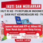 Peringati HUT RI dan HUT Kemendagri ke-79, Dukcapil Buka Layanan Rekam Cetak KTP-el dan Aktivasi IKD