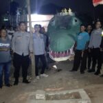 Polsek Nagreg Gelar Patroli 3 Pilar Pantau Persiapan Peringatan Hari Kemerdekaan RI ke-79