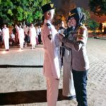 Kapolsek Lemahabang Hadiri Upacara Pengukuhan Personel Paskibra Kecamatan