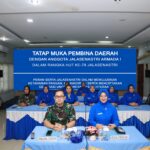 Dalam rangka HUT ke-78 Jalasenastri Danlanal Cirebon mengikuti video conference (vicon) Pangkoarmada I. (Kamis,15 Agustus 2024).