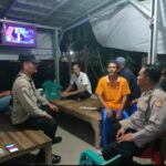 Ngawangkong Satkamling Patroli Połsek Cilamaya Sembari Pembinaan