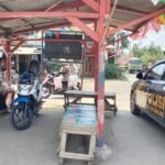 Kegiatan Polisi Berikan Pesan Kamtibmas Kepada Komunitas Opang di Kaligandu