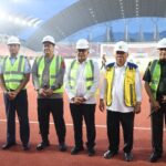 Kapolda Aceh Dampingi Menteri PUPR Tinjau Kesiapan Venue PON XXI