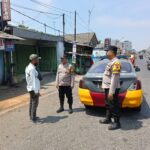 Unit Samapta Polsek Kotabaru Sambangi Pangkalan Angkutan Umum Berikan Pesan Kamtibmas