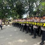 Polres Subang Gelar Latihan Sispamkota Langkah Antisipasi Terjadinya Konflik Pemilu