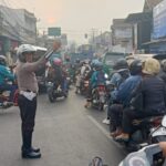 Polsek Cileunyi kerahkan anggota lantas tempati titik ploting rawan pagi